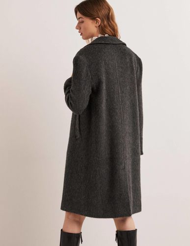 Manteau à col en laine italienne - Boden - Modalova