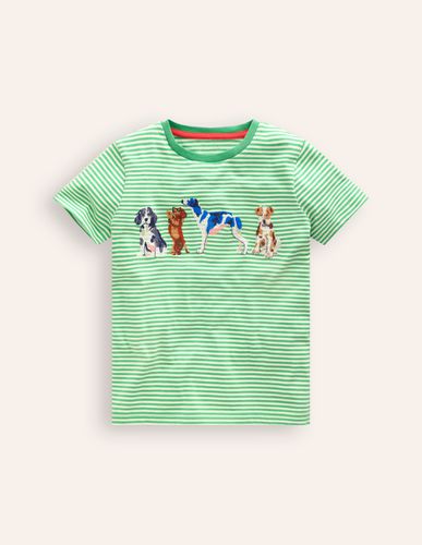 T-shirt à motif chiens en super surpiqûres Garçon Boden - Baby Boden - Modalova