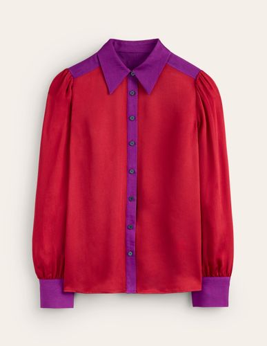 Chemise de fête en satin - Boden - Modalova