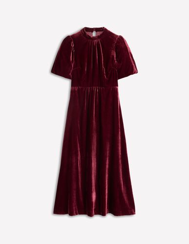 Robe col montant en velours - Boden - Modalova