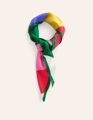 Foulard carré en soie Femme Boden - Boden - Modalova