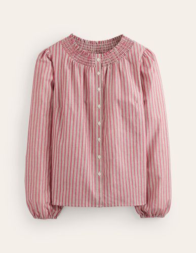 Blouse Mae en coton à smocks - Boden - Modalova