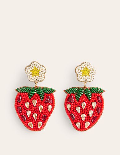 Boucles d'oreilles avec motif en perles - Boden - Modalova