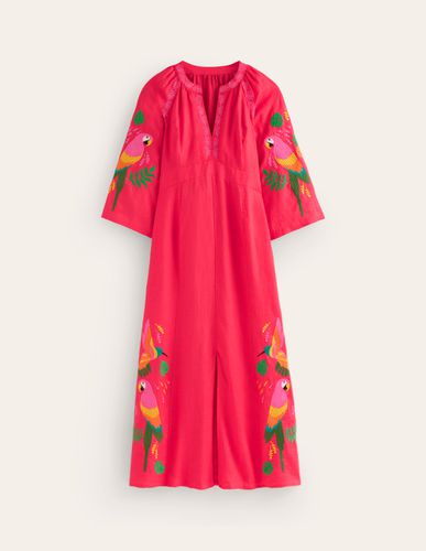 Robe Una brodée en lin Femme Boden - Boden - Modalova