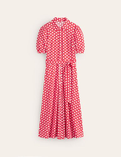 Robe-chemise midi Libby en jersey - Boden - Modalova