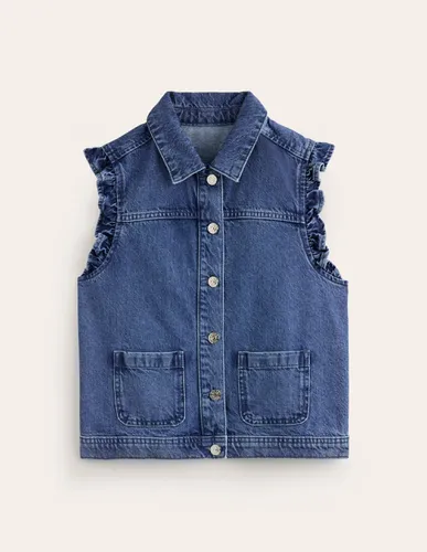 Gilet de costume en jean - Boden - Modalova