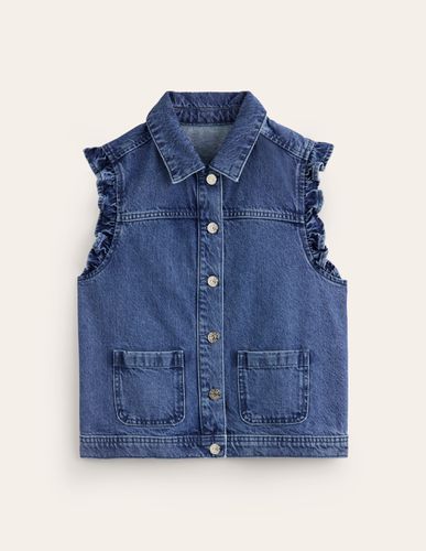 Gilet de costume en jean - Boden - Modalova