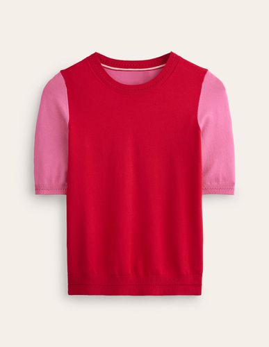 T-shirt col rond Catriona en coton - Boden - Modalova