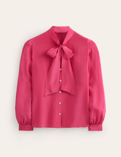 Blouse boutonnée et nouée au col - Boden - Modalova