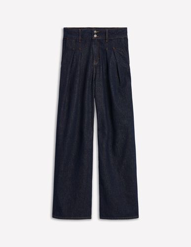 Pantalon fluide en denim taille mi-haute - Boden - Modalova