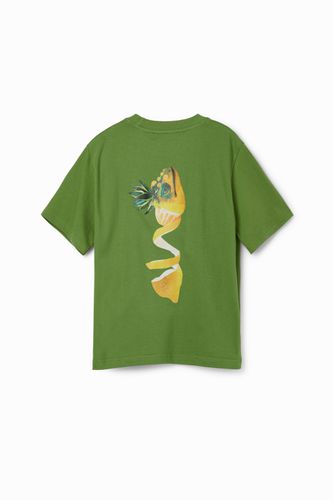 T-shirt citron reptile - Desigual - Modalova