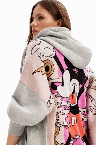 Sweat oversize jacquard Mickey Mouse - Desigual - Modalova