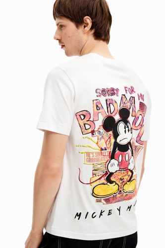 T-shirt à manches courtes avec Mickey Mouse et une phrase - Desigual - Modalova