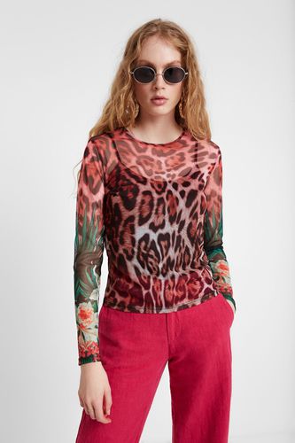 T-shirt à imprimé léopard - Desigual - Modalova