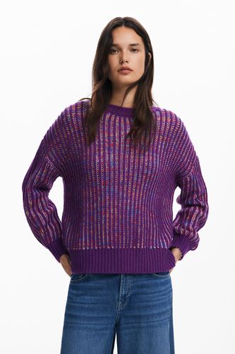 Pull en maille à rayures - Desigual - Modalova