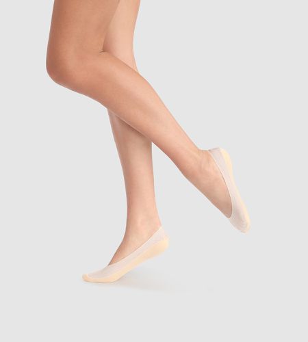 Protège-pieds fantaisie lurex beige InvisiFit de - DIM - Modalova