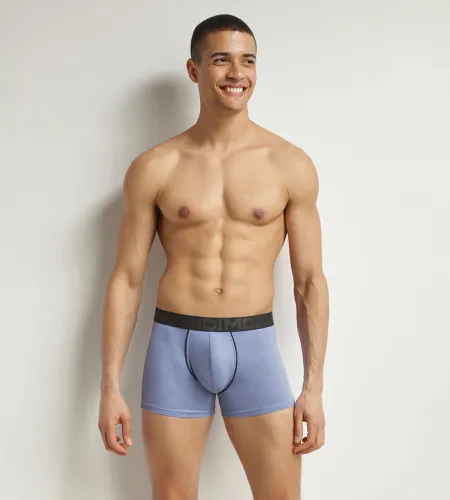 Boxer en coton modal à ceinture contrastée Bleu Classic - DIM - Modalova