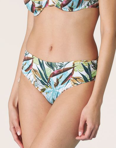 Bas de bikini taille haute imprimé Tropical - DIM - Modalova