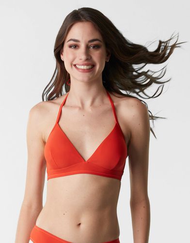 Maillot de bain soutien-gorge sans armatures en fil de nylon recyclé, orange - DIM - Modalova