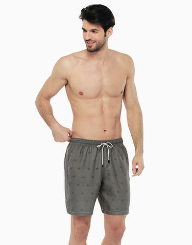 Short de bain long gris à imprimé voiture - Masculin - Taille 2 - DIM - Modalova