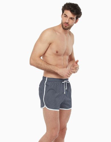 Maillot de bain court à rayures Blanches et - DIM - Modalova