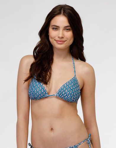 Haut de bikini triangle en microfibre, imprimé géométrique - Féminin - Taille 40 - DIM - Modalova