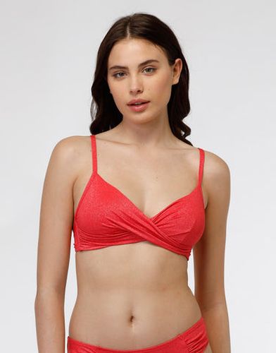 Maillot de bain soutien-gorge microfibre lurex uni sans armatures corail en Soldes - Féminin - taille 85B - DIM - Modalova