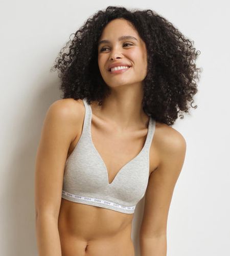 Soutien-gorge sans armature paddé côtelé Icons - DIM - Modalova