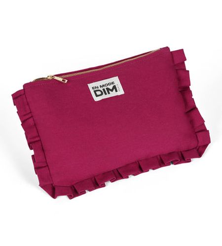 Pochette fuchsia avec fermeture zippée - DIM - Modalova