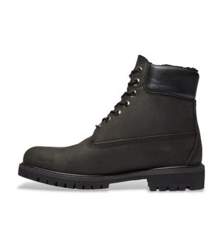 TB1A2E2P0011 Premium 6 Inch Lace Up Leather Boot (40 W), Cuir, Noir, Plat, Lacets, Casuel - Timberland - Modalova