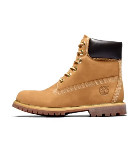 TB1103602141 Premium 6 Booties en cuir imperméable marron (36), Plat, 1 à 3 cm, Lacets, Casuel - Timberland - Modalova