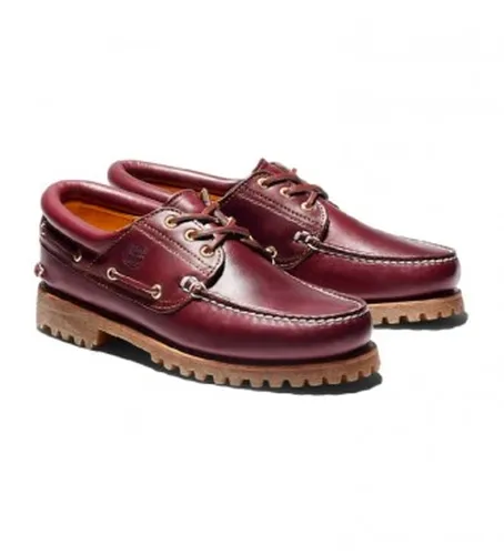 TB0500096481 Nautical Authentics 3 Eye Classic Lug (44 W), Cuir, Plat, Lacets, Casuel, Grenat - Timberland - Modalova