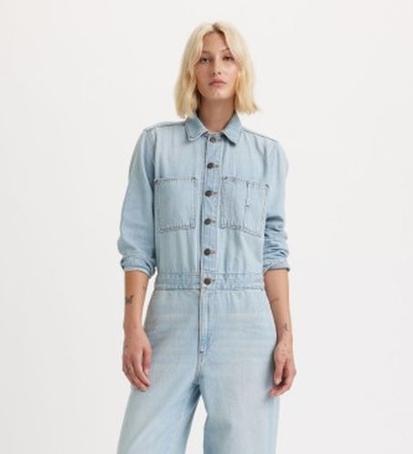 Levi's. A5930-0006 Overall Iconic Lightweight (M), Bleu, Casuel, Coton, Denim, Manche longue - Levis - Modalova
