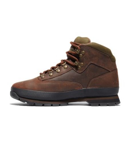 TB0951002141 Bottes d'alpinisme Euro Hiker en cuir marron à lacets (41), Plat, Casuel - Timberland - Modalova
