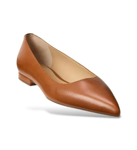 P09039002 Ballerine Londyn en cuir (36.5), Plat, Aucun, Casuel, Classique - Lauren Ralph Lauren - Modalova