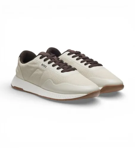 Baskets titane (40), Plat, Lacets, Casuel - Boss - Modalova