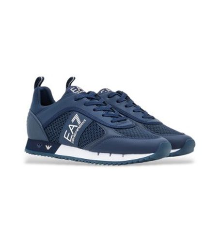 Unisex. 7X000334_AF18610 Sneakers & White Laces marine (41 1/3), Tissu, Plat, Aucun, Casuel - EA7 - Modalova