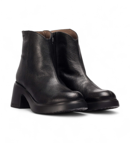 E-7125 Bottines en Cuir Flytres 25 (36), 3 à 5 cm, Fermeture éclair, Casuel - Wonders - Modalova