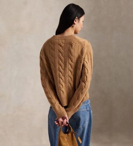 A91216005 Pull en laine et cachemire marron (L), , Casuel - Polo Ralph Lauren - Modalova