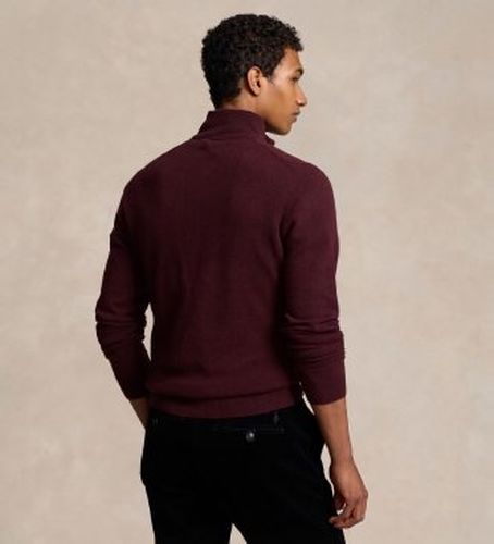 Pull en laine avec fermeture éclair courte (S), Casuel, Grenat, Manche longue - Polo Ralph Lauren - Modalova