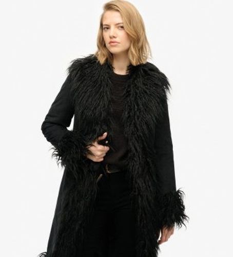 W5012136A Manteau Afghan Long (M), Casuel, Polyester - Superdry - Modalova