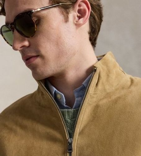 Veste Charleton en daim (L), Casuel, Cuir - Polo Ralph Lauren - Modalova