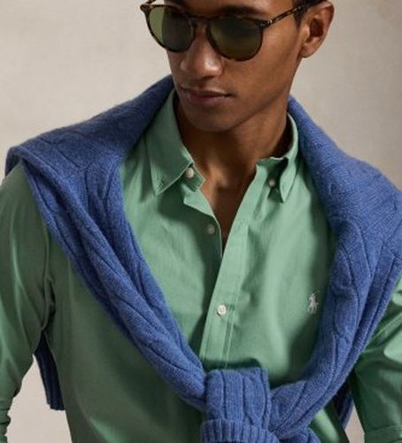 Chemise Slim Fit en popeline stretch (M), Casuel, Coton, Manche longue - Polo Ralph Lauren - Modalova
