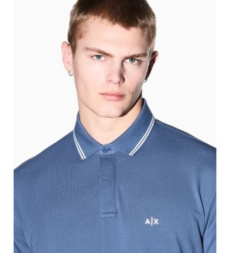 XM001287AF17321U9302 Polo Basic (L), Casuel, Coton, Manche courte - A|X Armani Exchange - Modalova