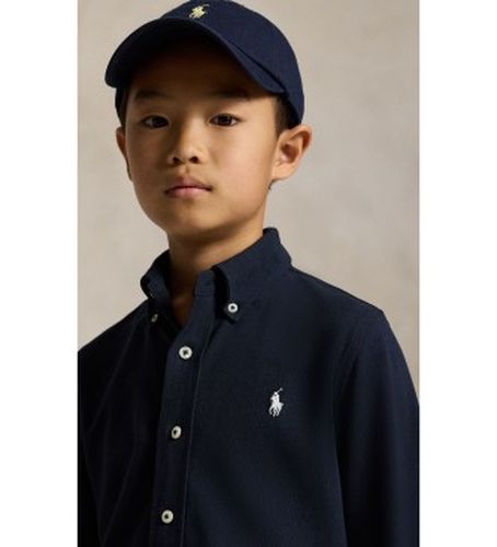 Pour garçon. 323914506001 Chemise en piqué de coton ultraléger ((L) 10/12años= 150/161cm), Casuel, Manche longue, m - Polo Ralph Lauren - Modalova
