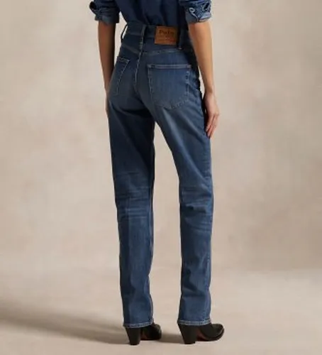 Jean droit taille haute (26/32), Casuel, Coton, Denim - Polo Ralph Lauren - Modalova