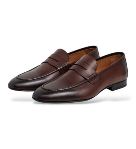 HMS200155 Chaussures en cuir Regal Saddle marron (44), Plat, Aucun, Casuel, Classique - Hackett London - Modalova