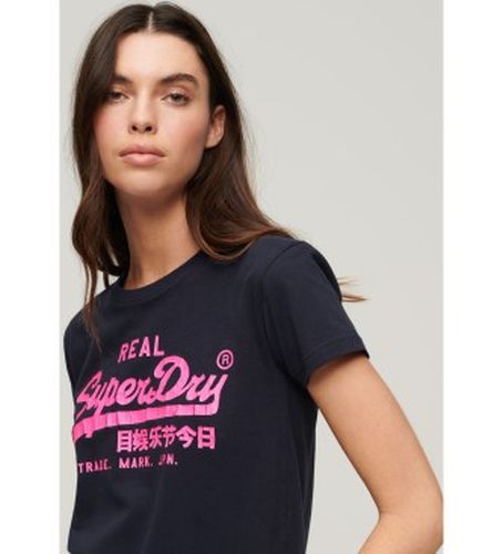 W1011410A T-shirt graphique néon coupe ajustée (M), Casuel, Coton, Manche courte - Superdry - Modalova
