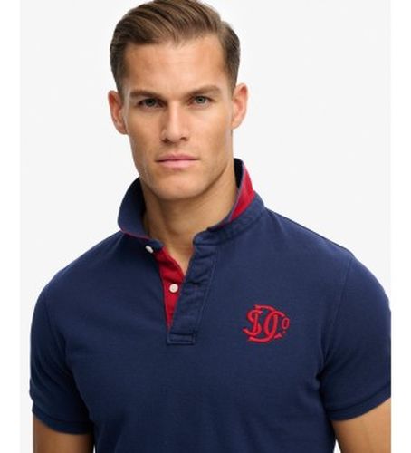 M1110465A Polo Piqué Monogram (XL), Casuel, Coton, Manche courte - Superdry - Modalova