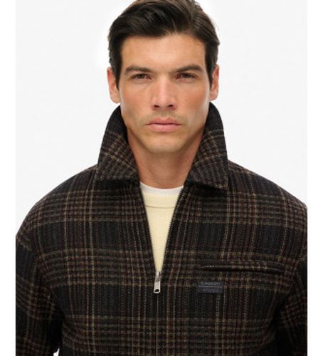M5012203A Veste Wool Blend Check Ranch (L), Casuel, Laine - Superdry - Modalova